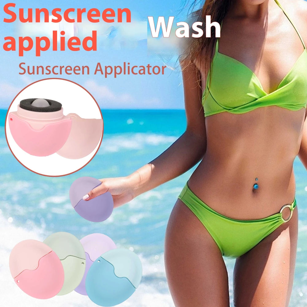 Refillable Sunscreen Roller Applicator
