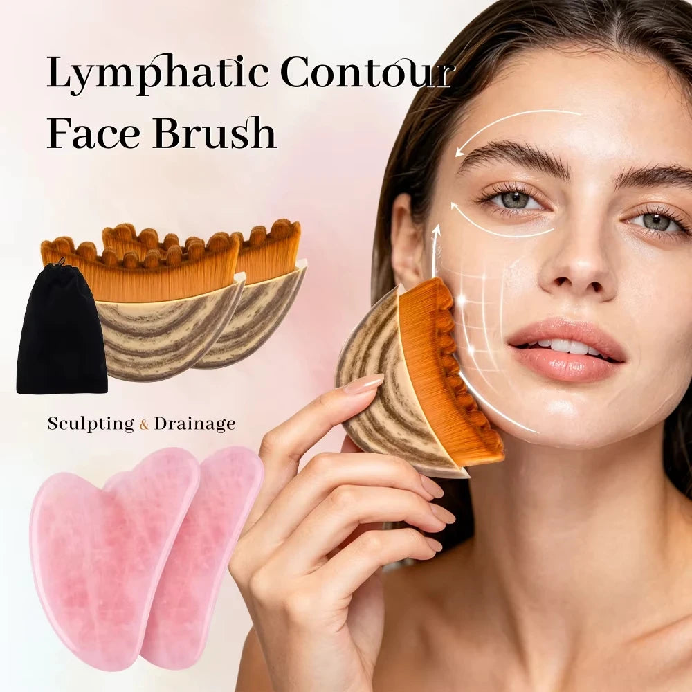 Lymphatic Drainage Facial Massage Tool Set