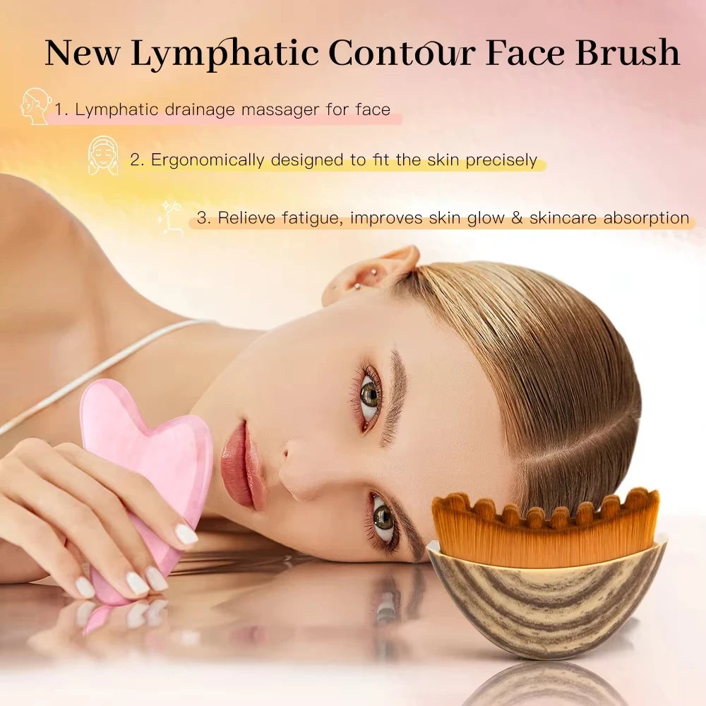 Lymphatic Drainage Facial Massage Tool Set