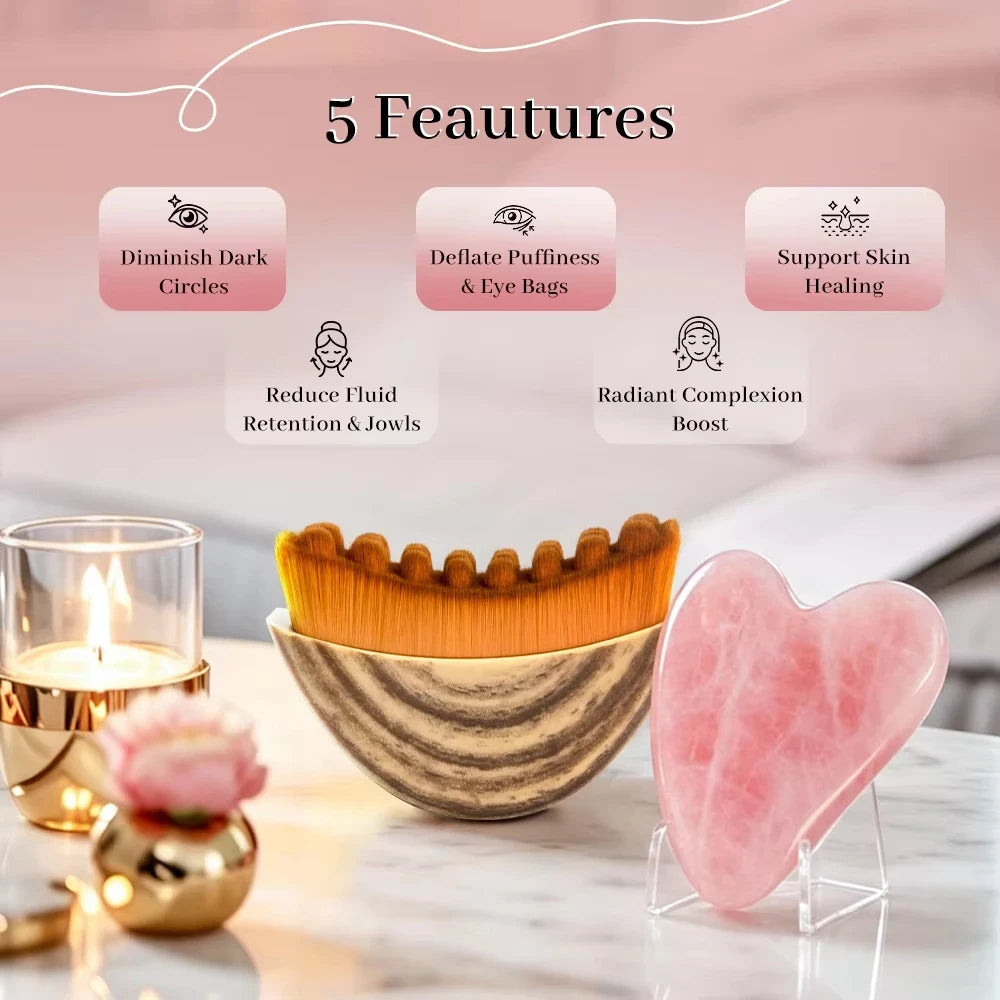 Lymphatic Drainage Facial Massage Tool Set
