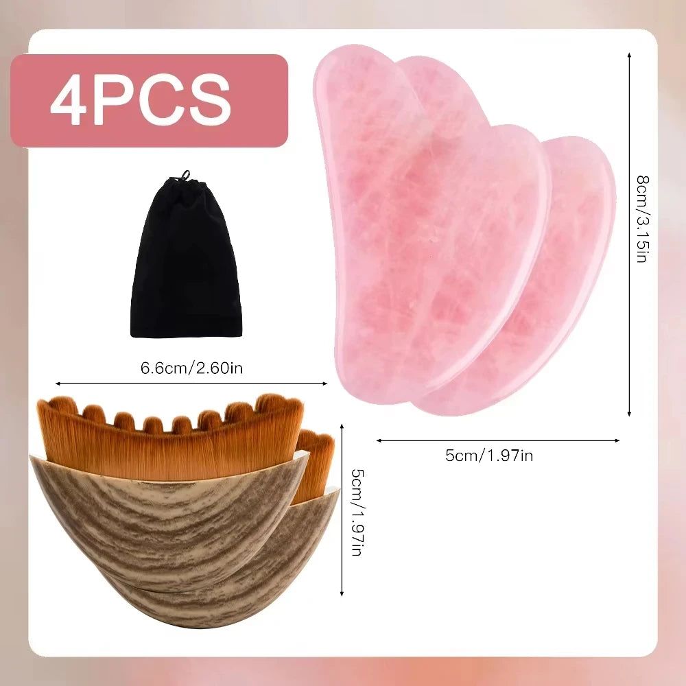 Lymphatic Drainage Facial Massage Tool Set